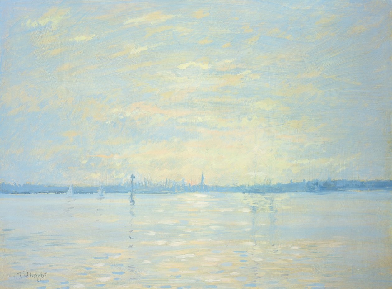 Água De Southampton, Pôr Do Sol, 1999 de Jennifer Wright