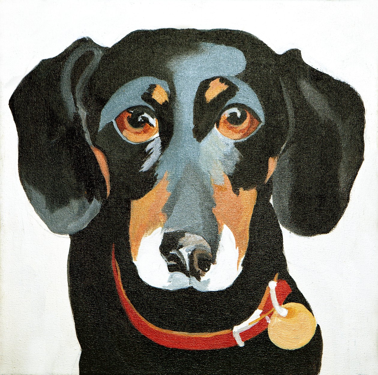 Buster, 2012 (acrílico sobre tela) de Jennifer Abbott