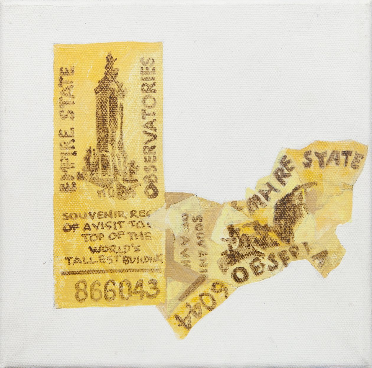 Bilhete antigo do Empire State Builidng de Jennifer Abbott