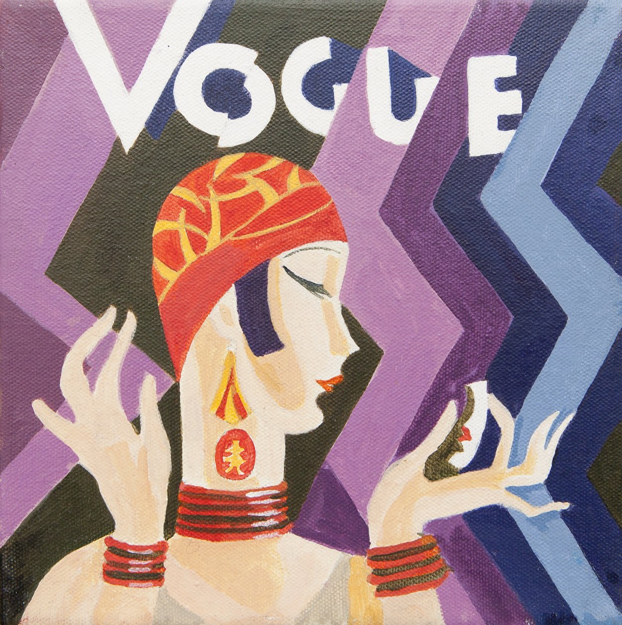 Capa da Vogue (acrílico) de Jennifer Abbott
