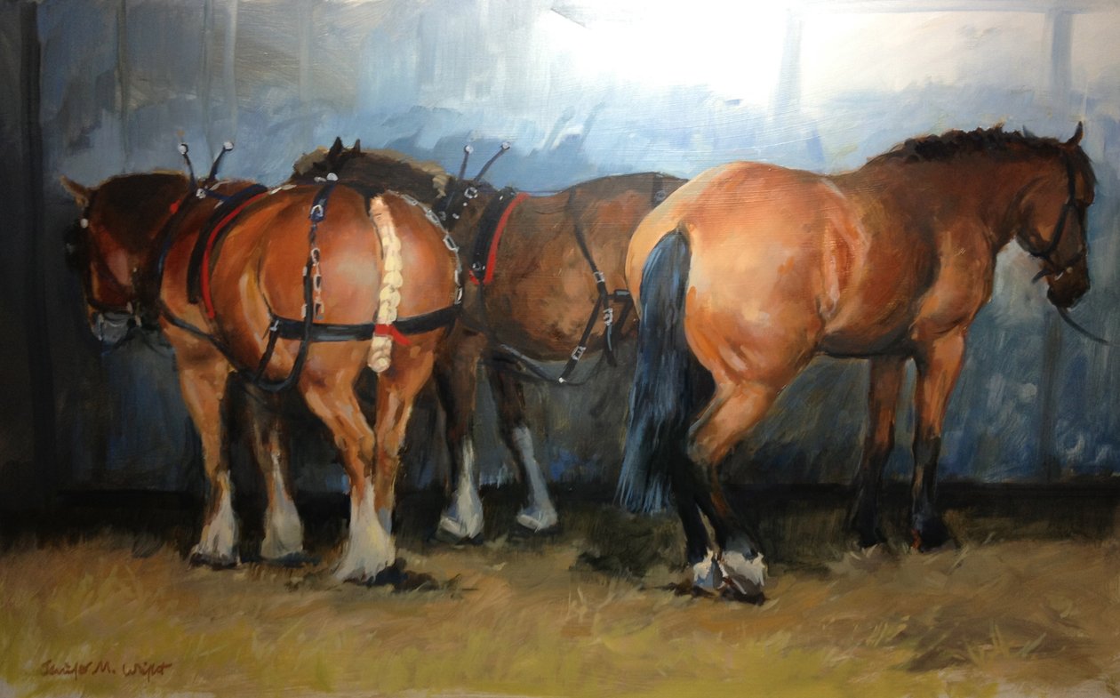 Cavalos - Cavalos Pesados - Chertsey Show, 2012 de Jennifer Wright