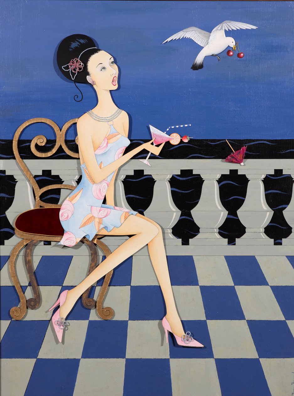 Ladrão, 2008 (acrílico a bordo) de Jenny Barnard
