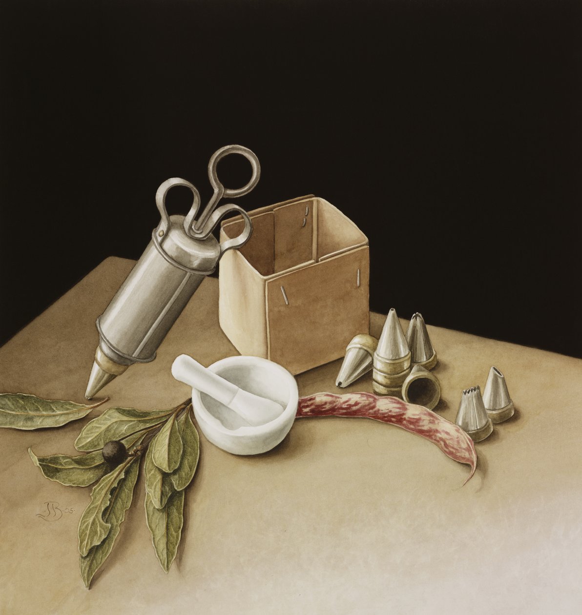 Kitchen Geometry, 2005 (wc no papel) de Jenny Barron