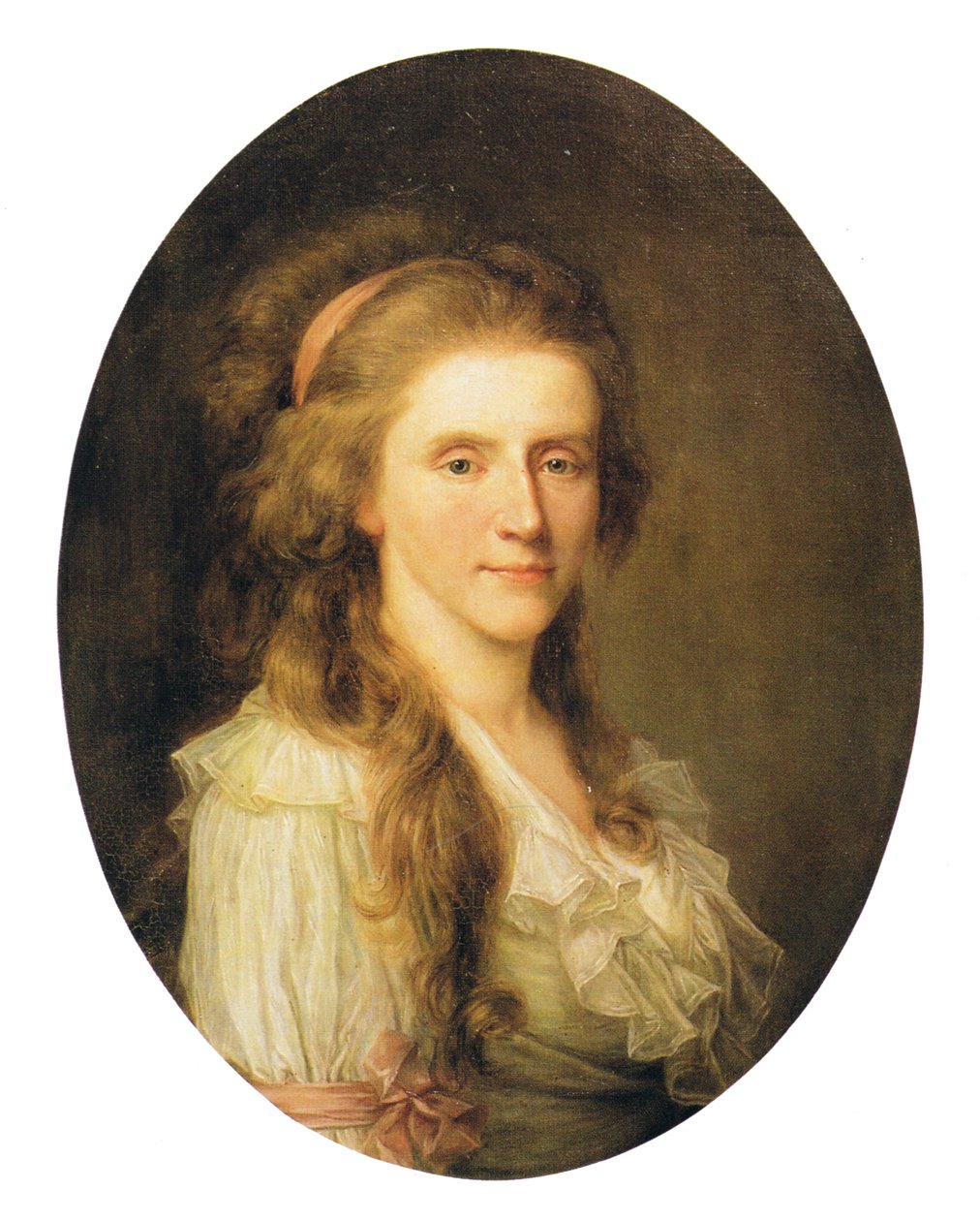 Retrato de Augusta Louise zu Stolberg de Jens Juel
