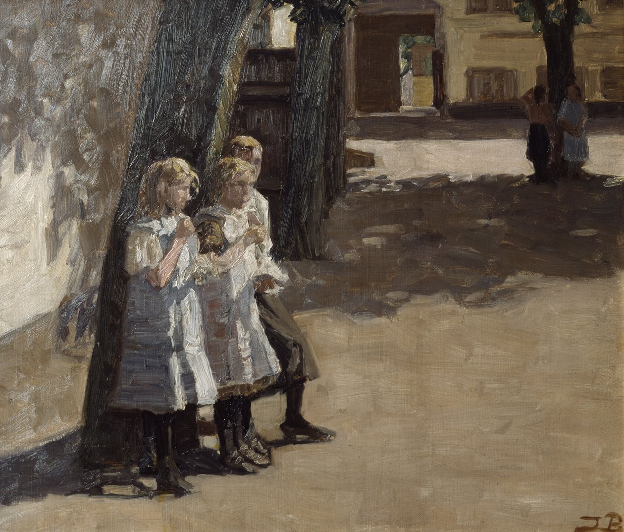 O pátio da escola de Jens Birkholm