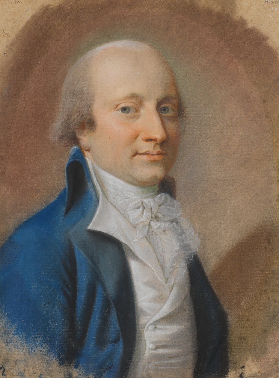 Retrato de um cavalheiro, presumivelmente um Blücher de Jens Juel