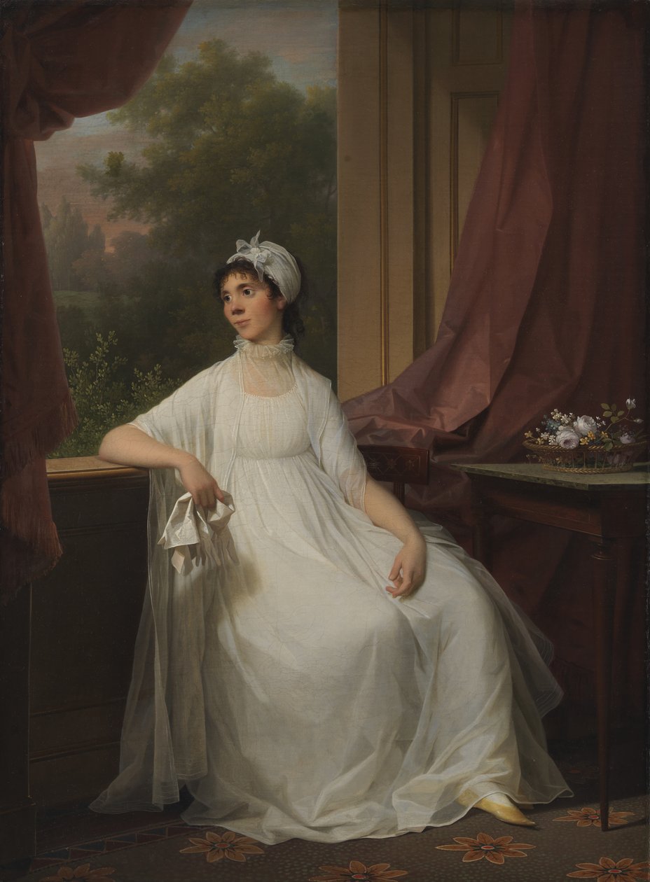 Retrato de Gertrud Hage, née Heitmann de Jens Juel
