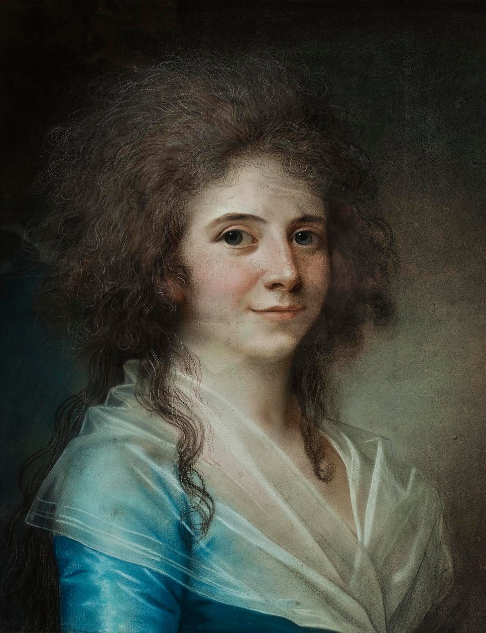 Retrato da dama de companhia Wilhelmine Bertouch de Jens Juel