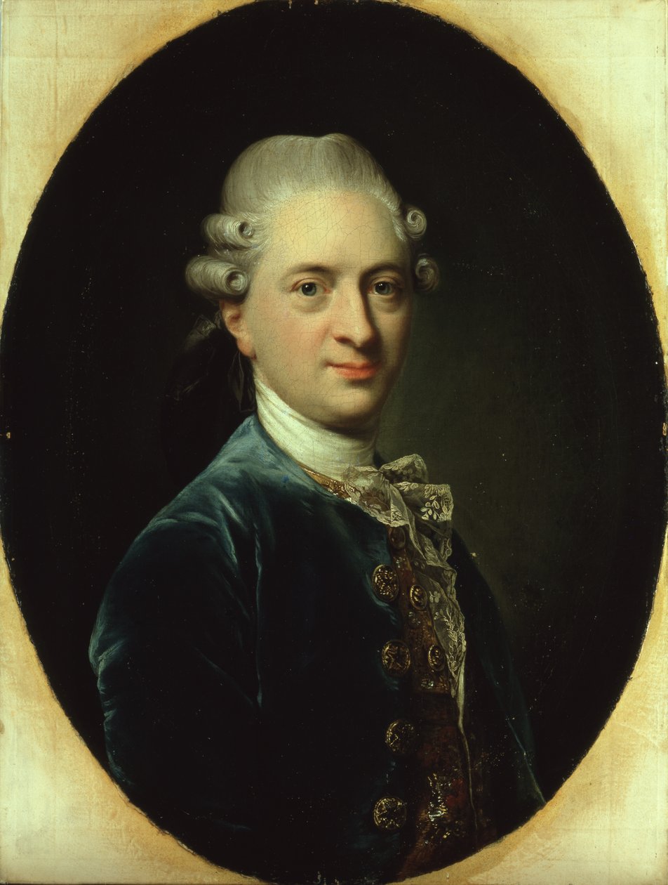 Retrato de Vincent Lienau, 1772 (ver 148183 para par) de Jens Juel