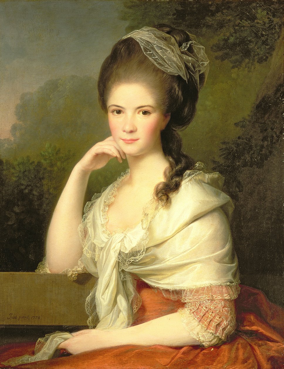 Retrato de uma Mulher de Jens Juel