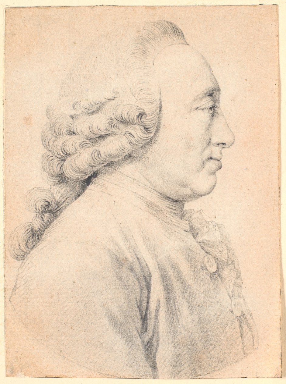 Retrato do naturalista e filósofo suíço Charles Bonnet (1720-93) de Jens Juel
