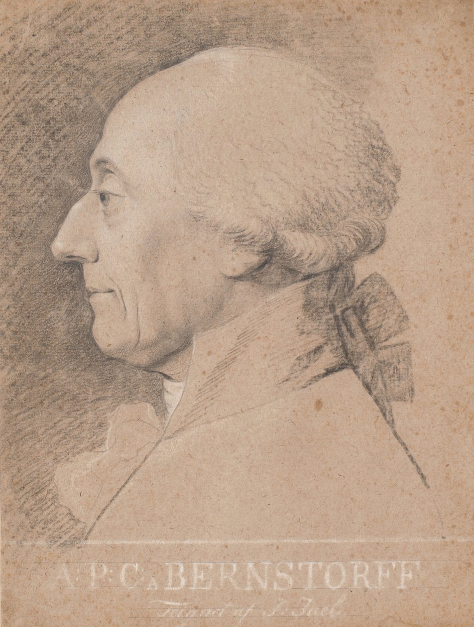 Retrato do estadista A.P. Bernstorff de Jens Juel