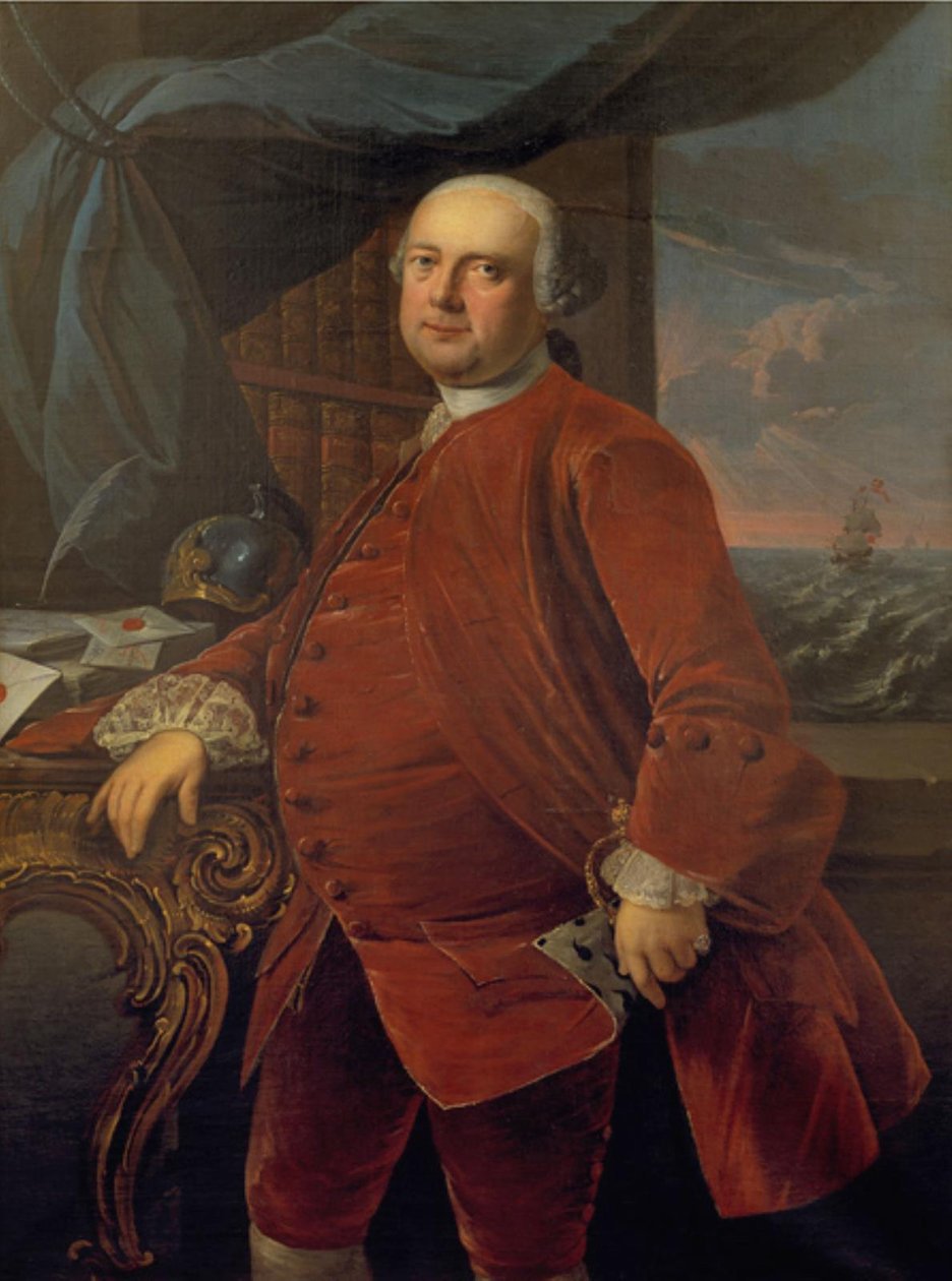 Postmaster Frederik Carl Harboe (?) de Jens Juel