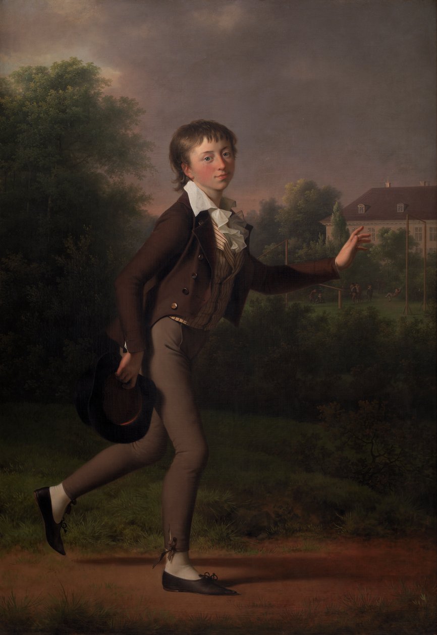 Menino correndo. Marcus Holst von Schmidten de Jens Juel