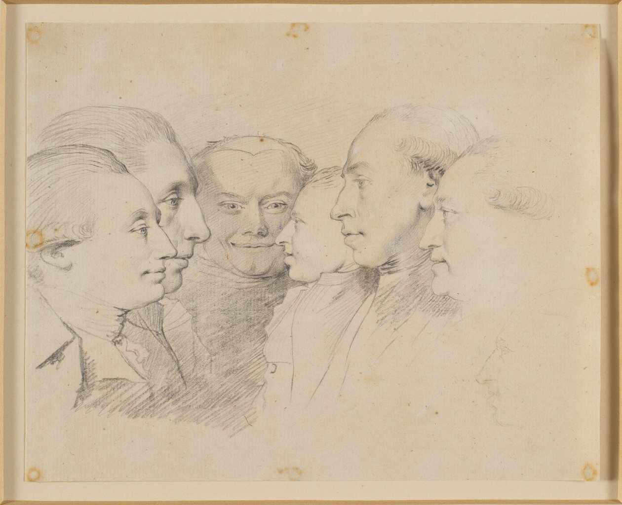 Seis cabeças de retrato de Jens Juel