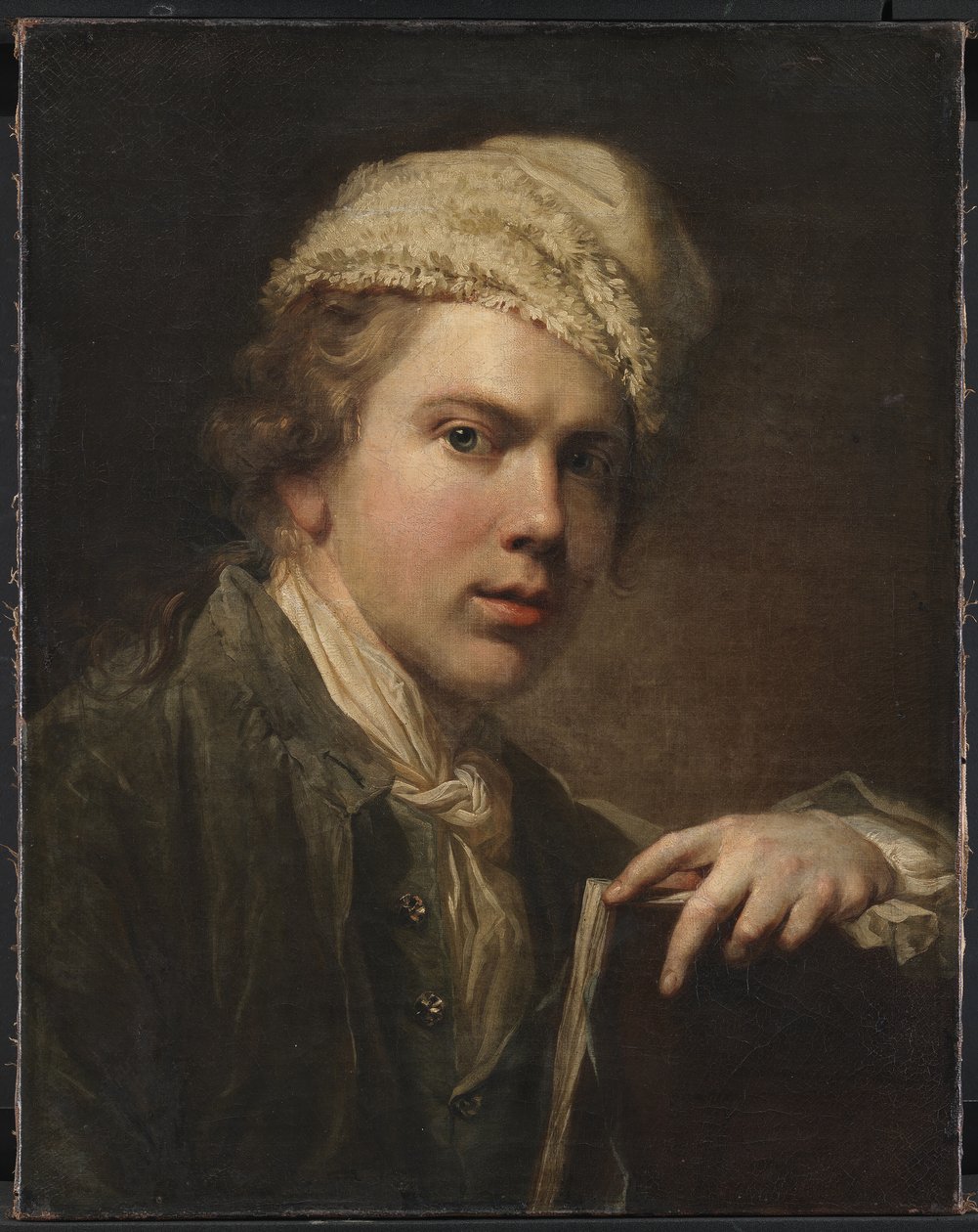 Autorretrato com Portfólio de Jens Juel