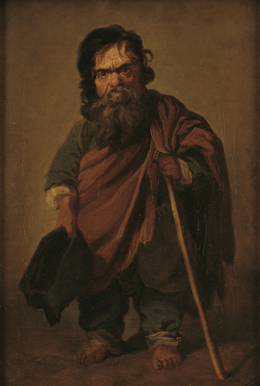 O anão romano Francesco Ravai, chamado Bajocco de Jens Juel