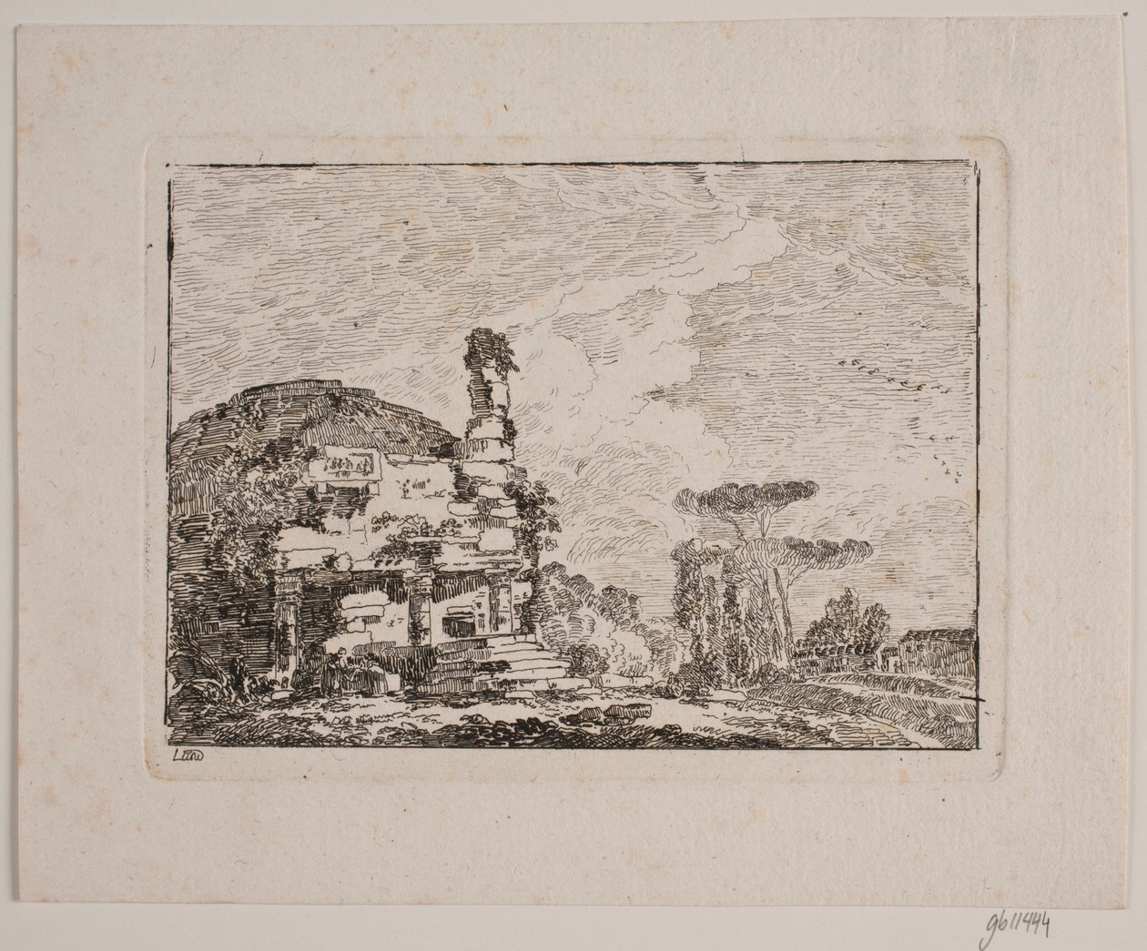 Ruínas antigas de Jens Petersen Lund