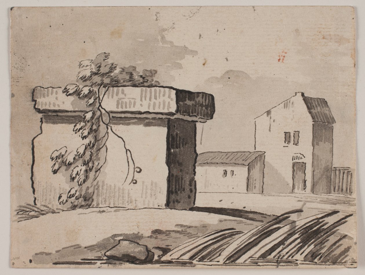 Ruína e casa de Jens Petersen Lund
