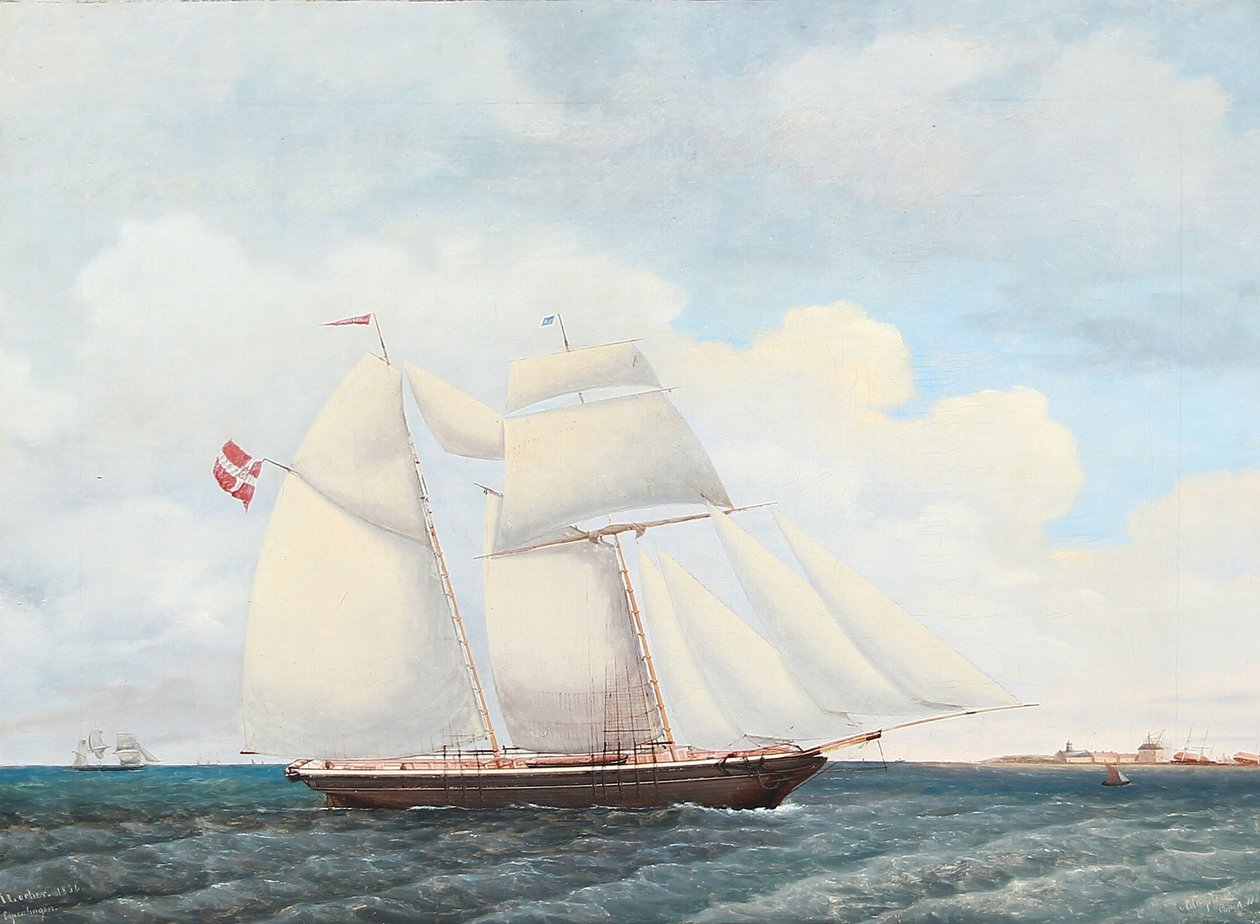 A escuna "Adolphine" de Jens Thielsen Locher