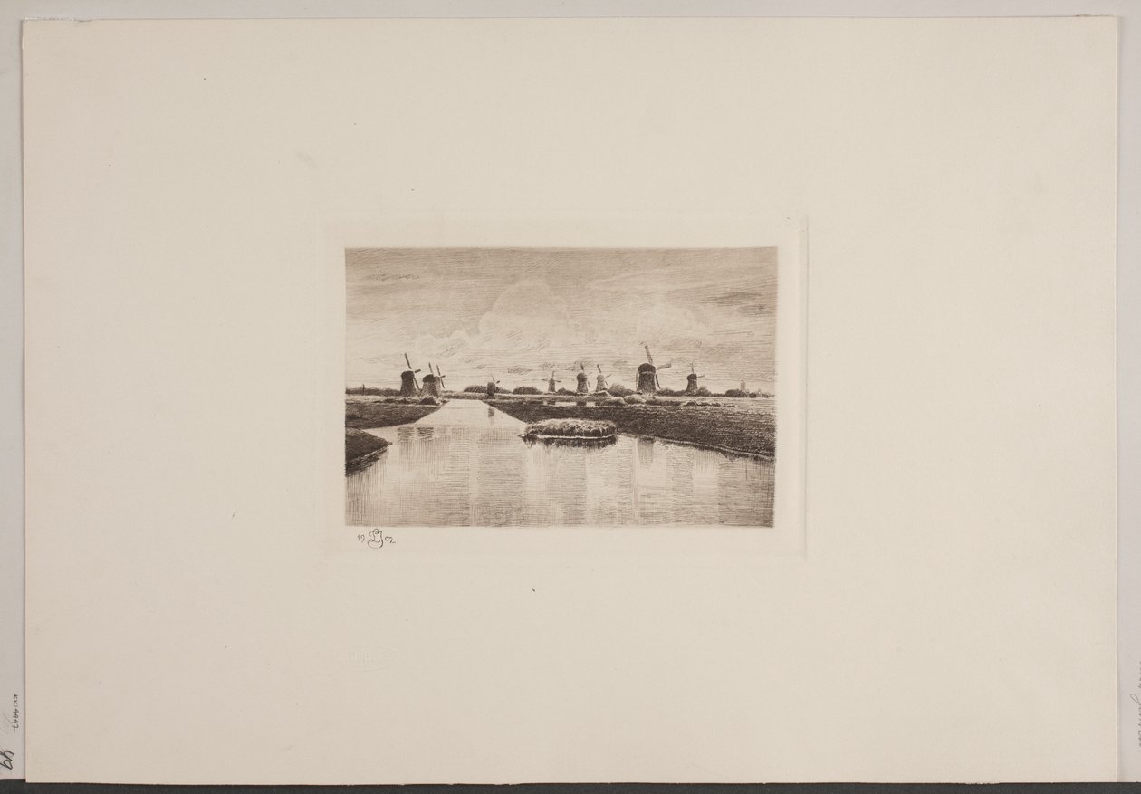 Ved Kinderdijk na Holanda de Jensen
