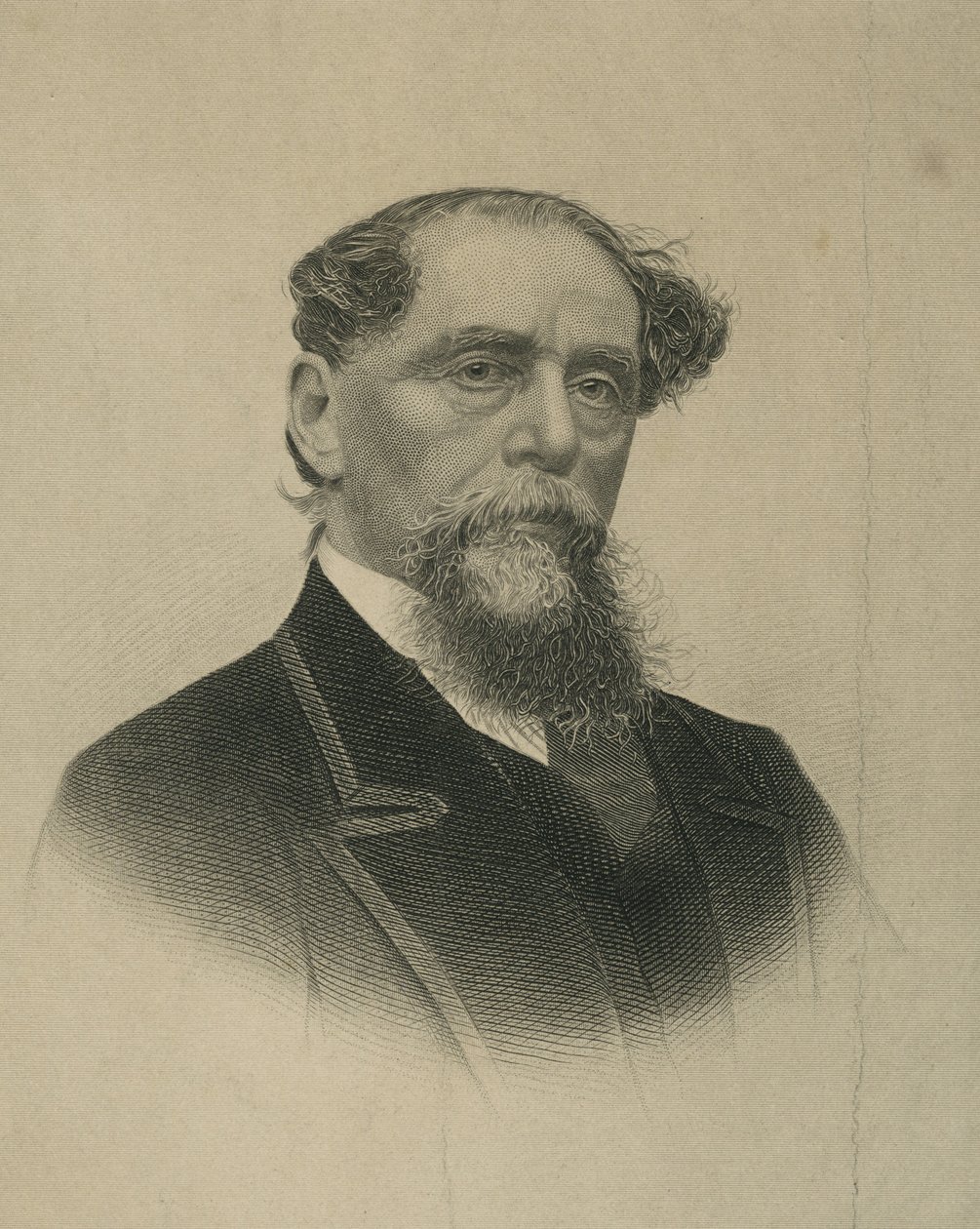 Charles Dickens, gravado por EG Williams und Bros. para a revista mensal de Demorests de Jeremiah Gurney