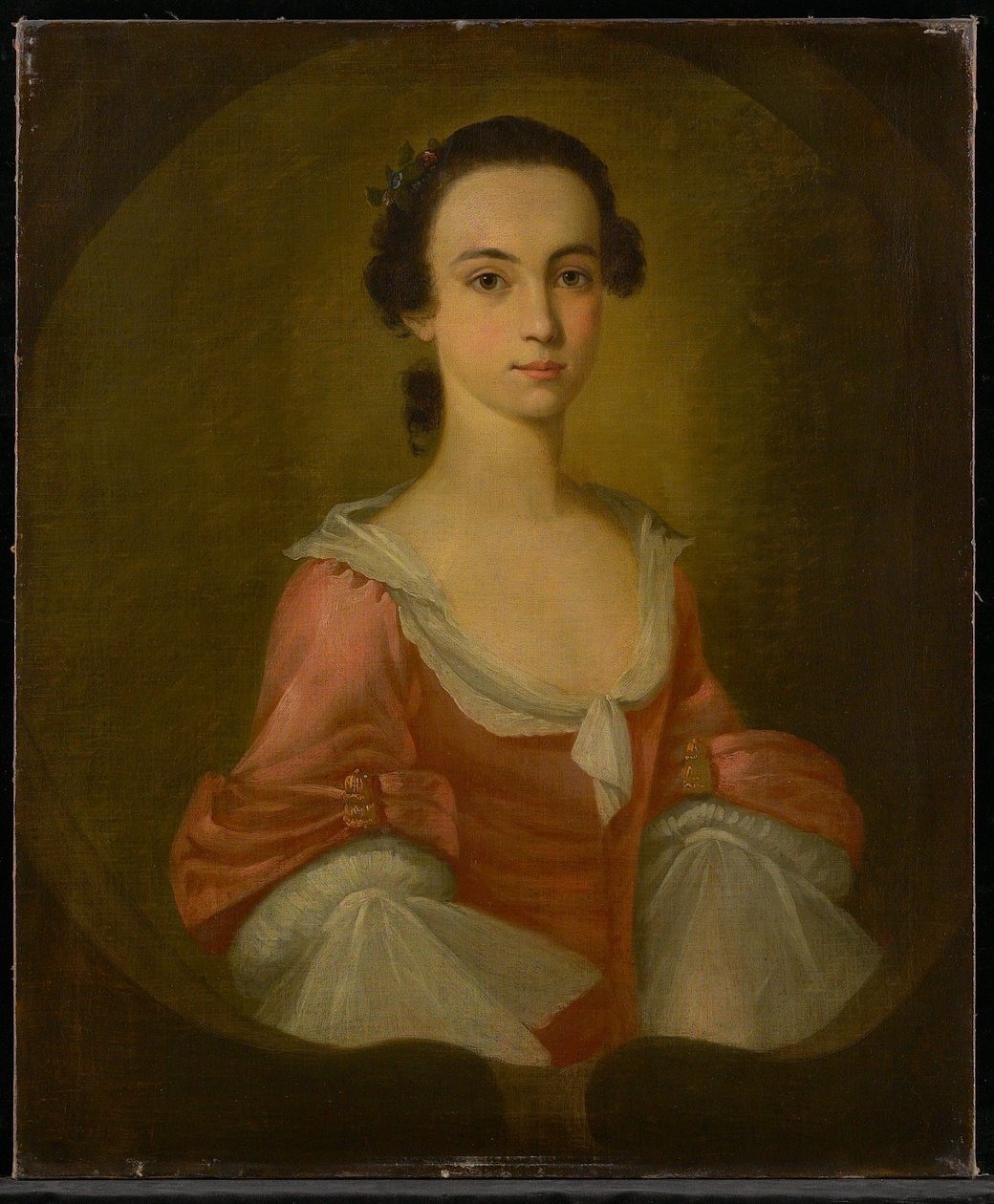Retrato da Sra. Gardner Greene, 1770 de Jeremiah Theus