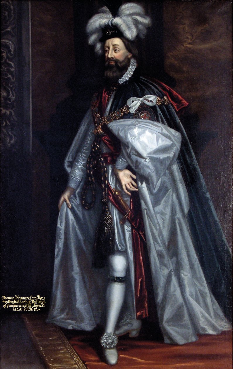 Sir Thomas Manners, 1º Conde de Rutland, c.1675 de Jeremias van der Eyden