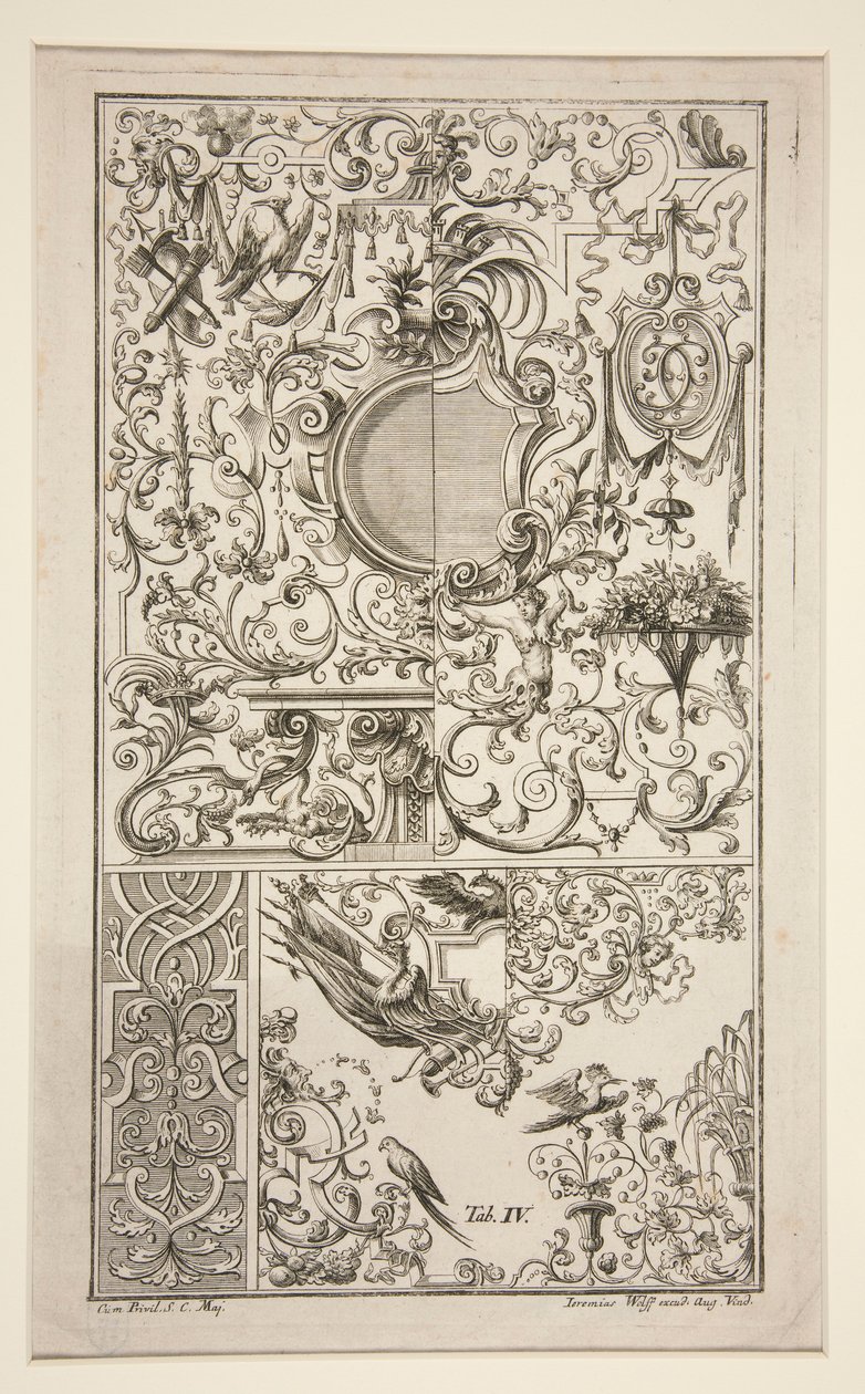 Design Ornamental Grottesque de Jeremias Wolff