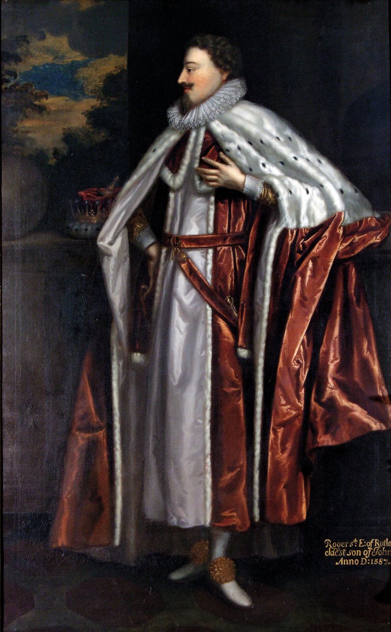 Roger Manners, 5º Conde de Rutland (1576-1612), c.1675 de Jeremias van der Eyden