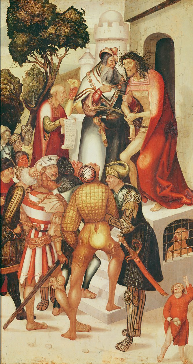 Ecce Homo, do retábulo de Herrenberg, 1519 de Jerg Ratgeb