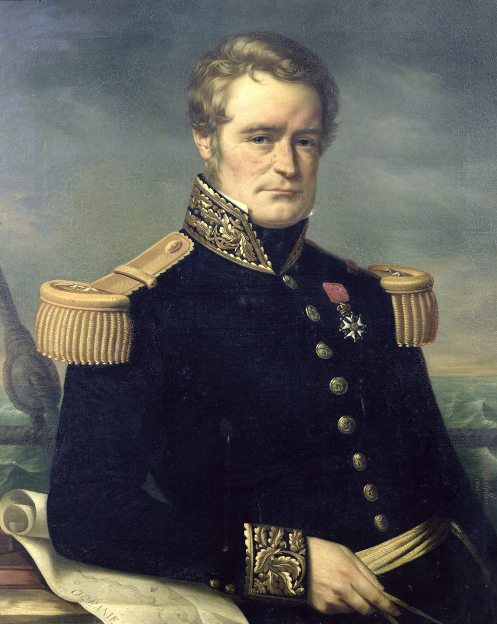 Retrato de Jules Dumont de Urville (1790-1842) 1845 de Jerome Cartellier