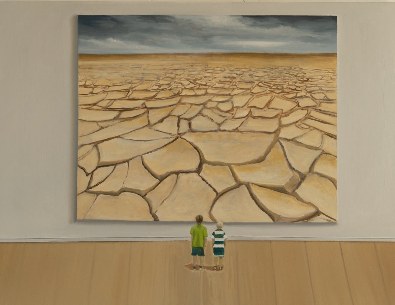 Sem água, 2019 (óleo sobre tela) de Jerome Glomaud