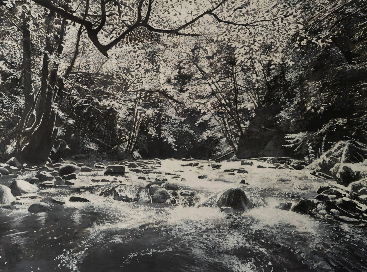 Paisagens fluviais, 2024 (óleo sobre tela) de Jerome Glomaud