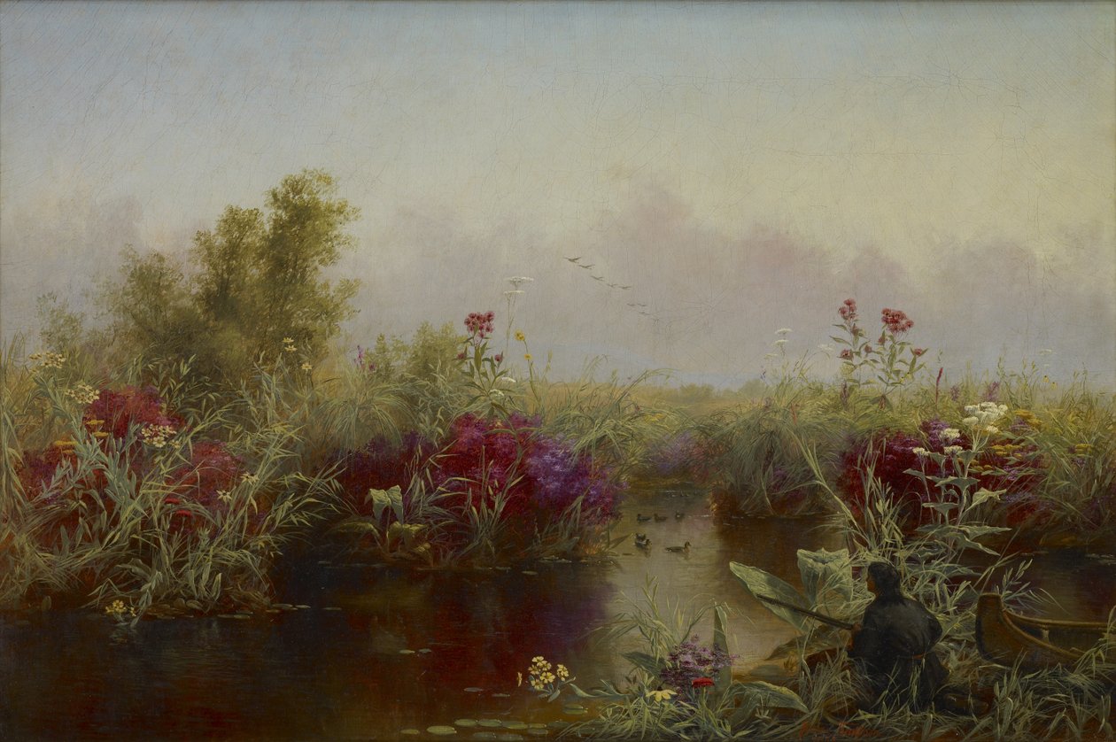 Caça ao Pato, 1867 de Jerome Thompson