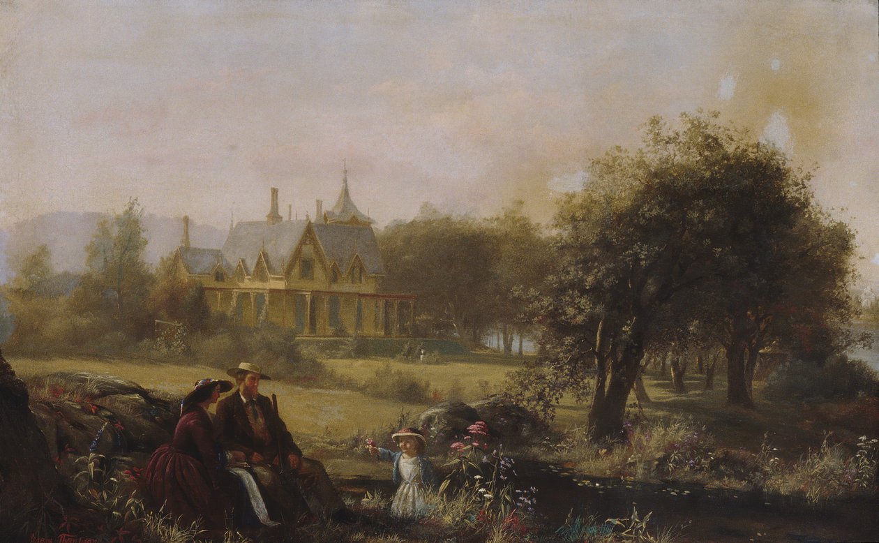 Flores de verão, 1859. de Jerome Thompson