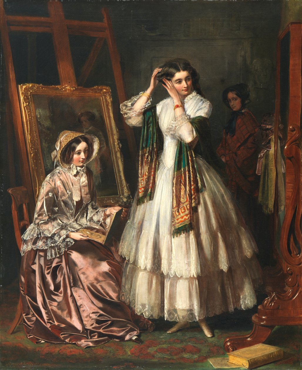 A véspera do casamento, 1852 de Jerry Barrett