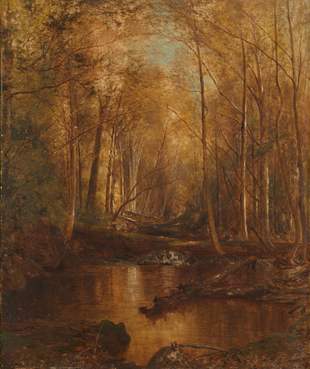 outono em Catskills de Jervis McEntee