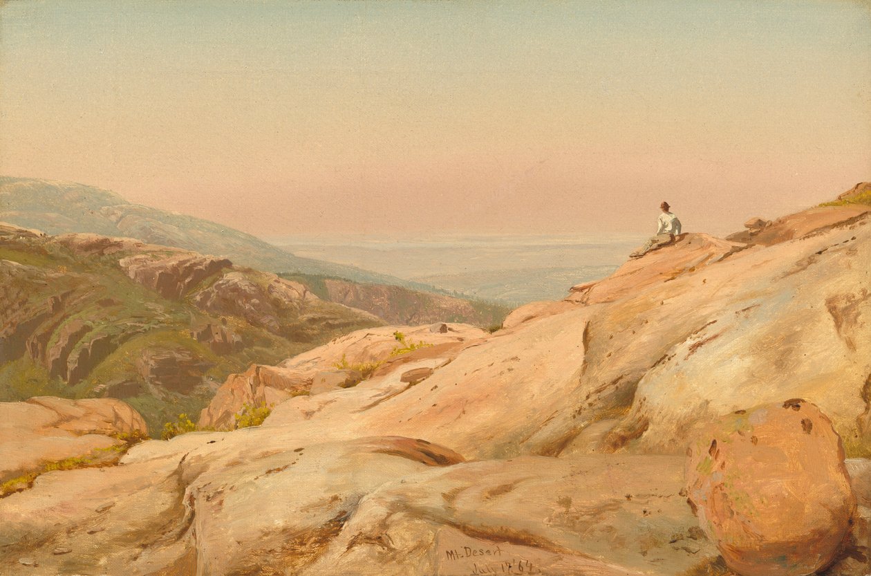 Mount Desert Island, Maine, 1864. de Jervis McEntee
