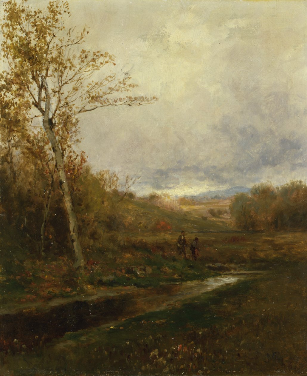 Novembro, meados do século XIX. de Jervis McEntee