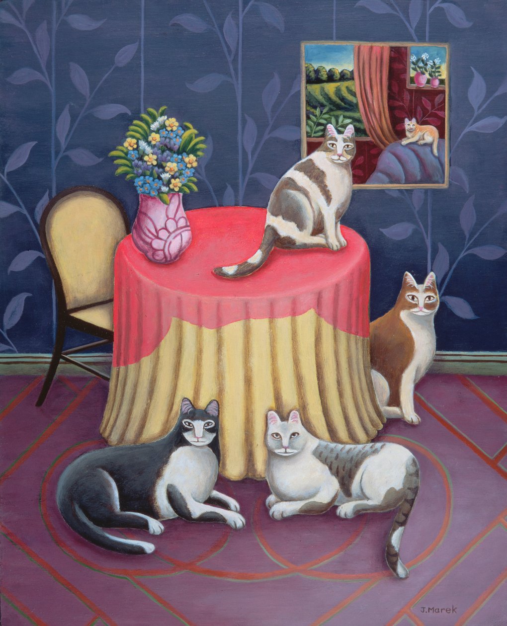 Em casa de Jerzy Marek