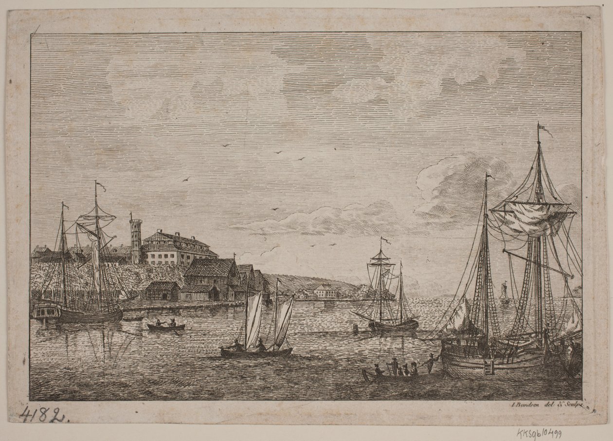 Seção do rio pelo Elba de Jes Bundsen