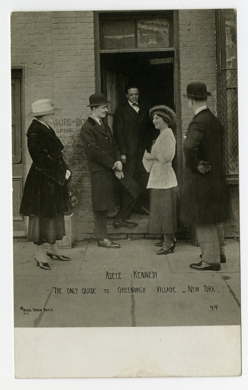 Adele Kennedy, a única guia de Greenwich Village, Nova Iorque, EUA de Jessie Tarbox Beals