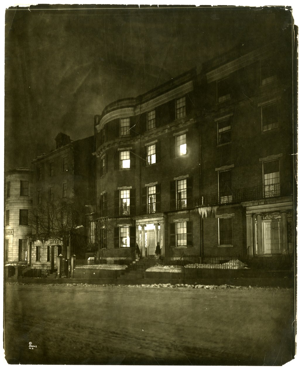 Beacon St, Boston, Mass, EUA, c.1902-10 (foto gelatina prateada) de Jessie Tarbox Beals