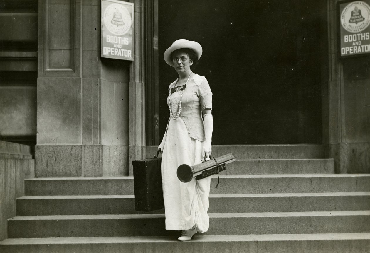 Beals no trabalho, 1904 de Jessie Tarbox Beals