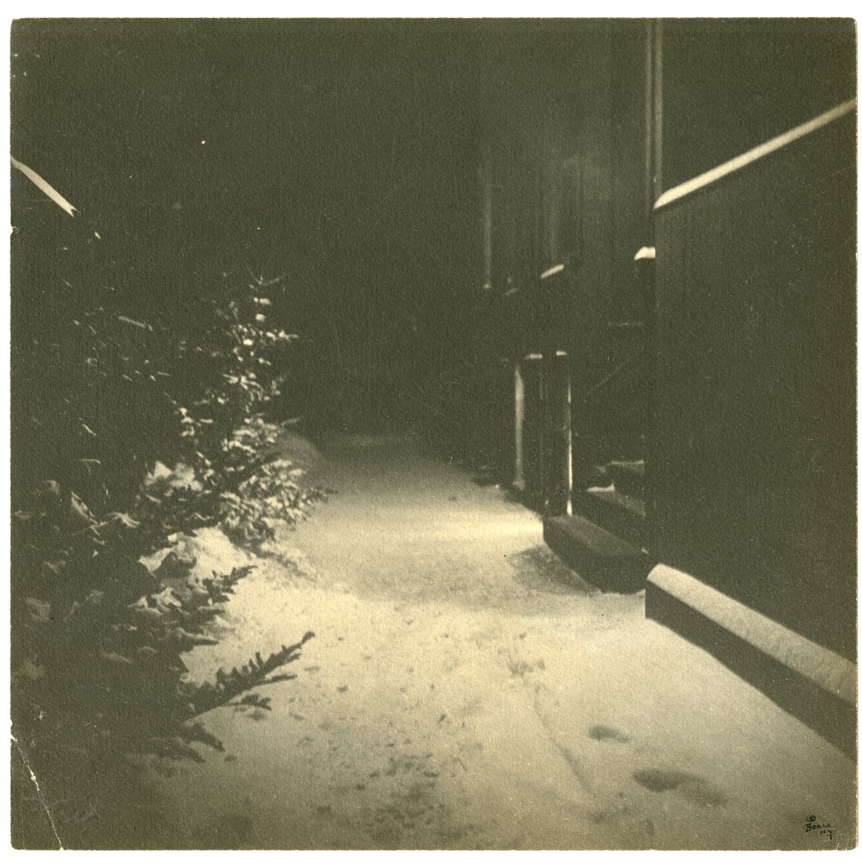 Bellingham Court, Boston, EUA, c.1902-10 (foto em prata gelatina) de Jessie Tarbox Beals