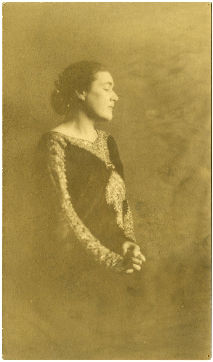 Fanny Hurst, c.1909-20 (foto em prata gelatina) de Jessie Tarbox Beals