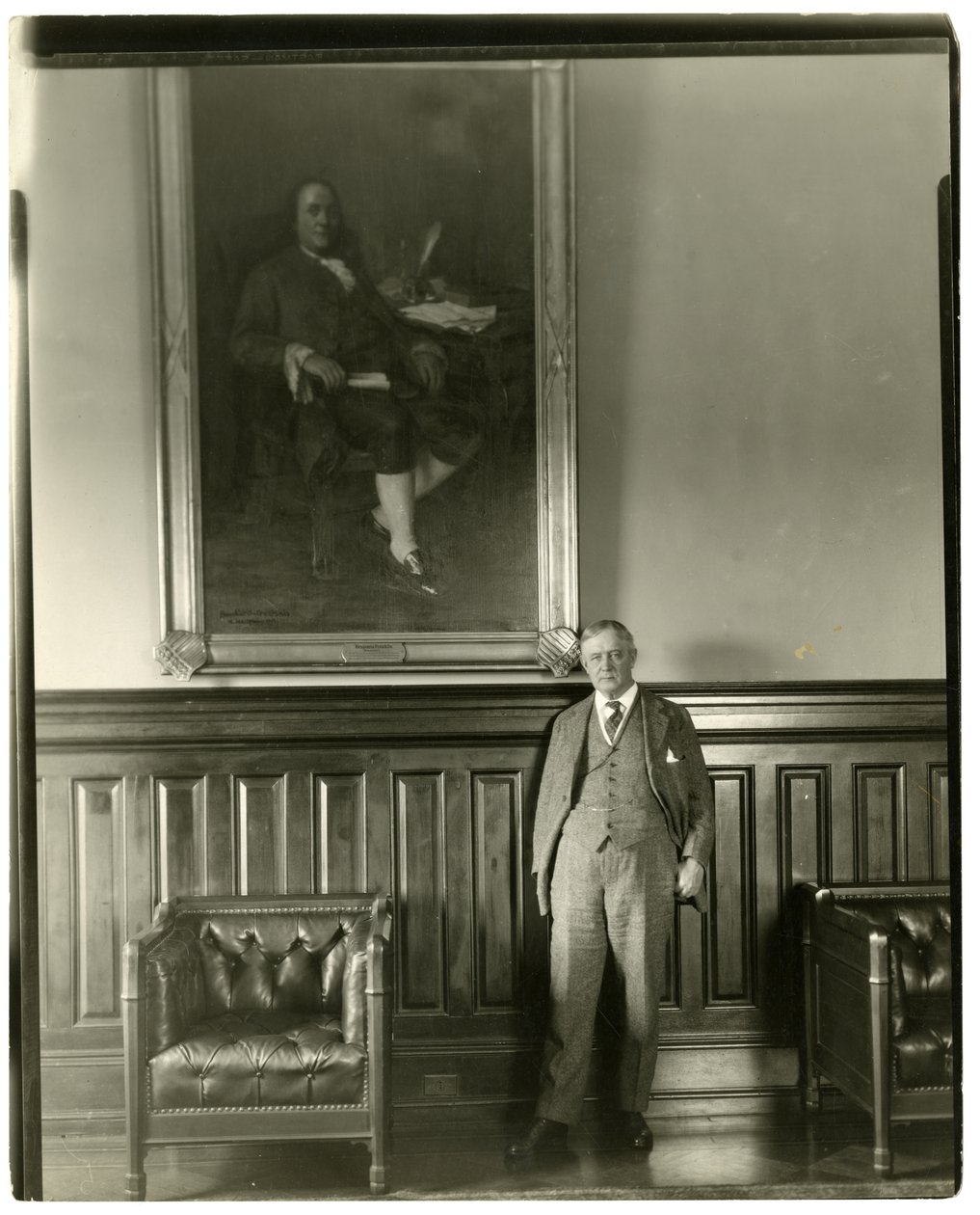 Ex-Chefe do Correio, Harry S New, c.1905-37 de Jessie Tarbox Beals