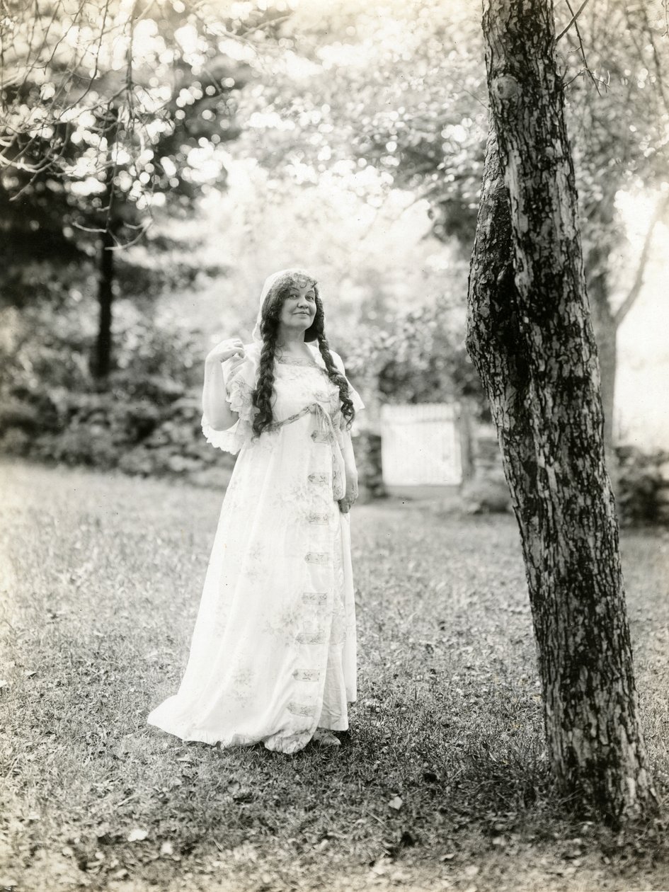 Grace Duffy Boylan mãe de Malcolm Stuart Boylan, diretor de cinema Hollywood, c.1905-17 (foto em prata gelatina) de Jessie Tarbox Beals