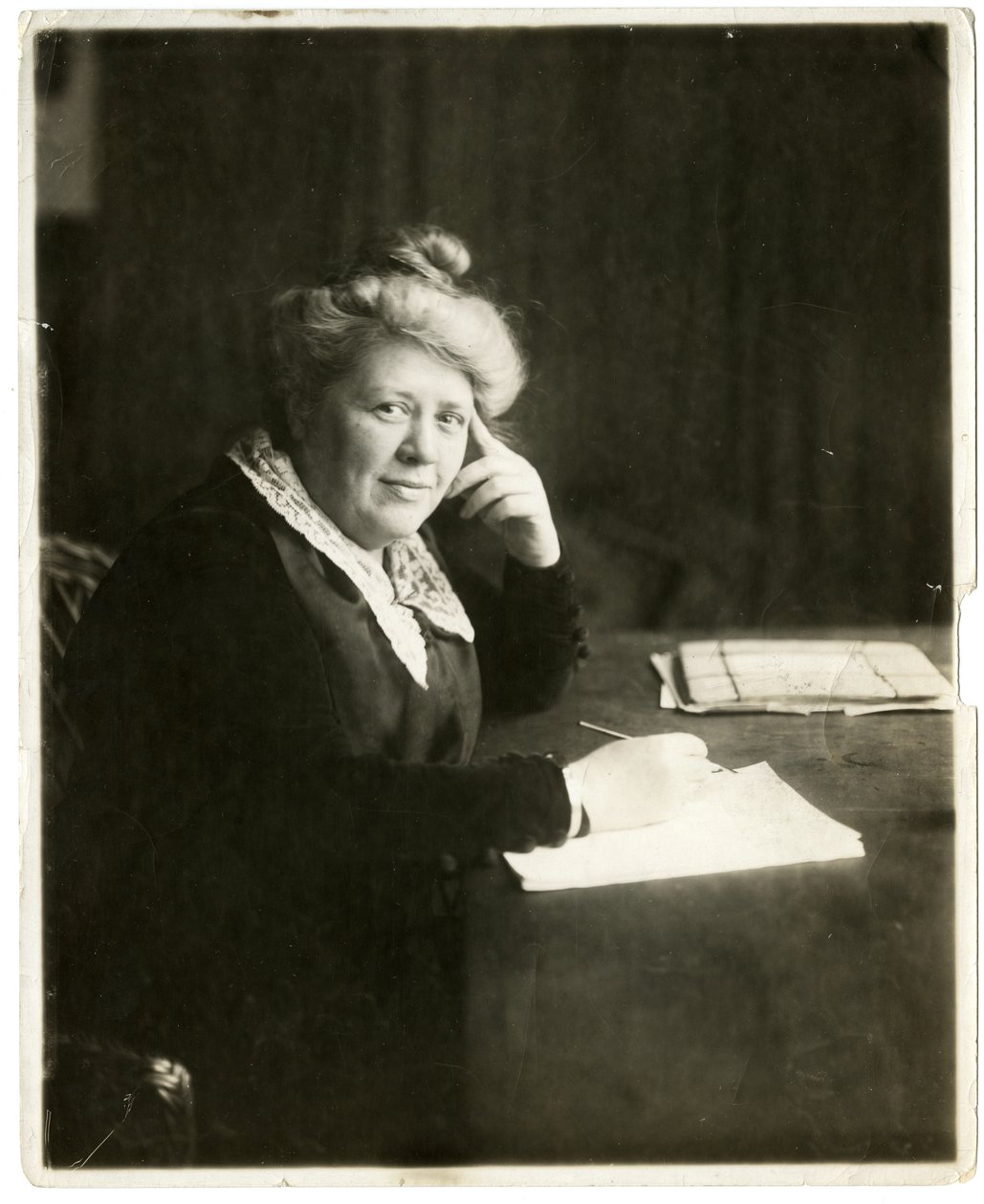 Jane Martin, anunciante, c.1905-20 (foto em prata gelatina) de Jessie Tarbox Beals